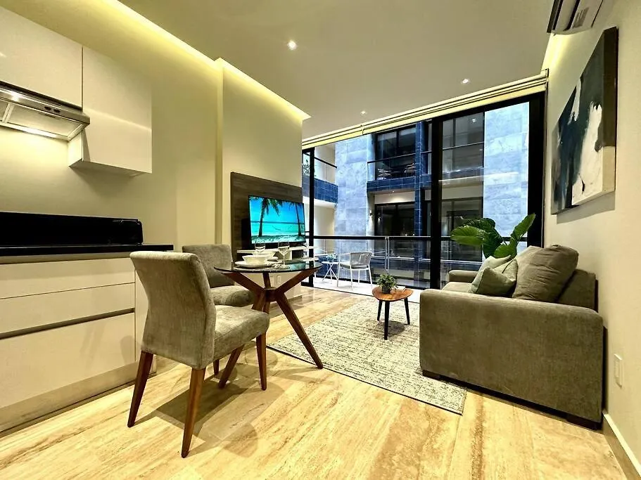 Modern Loft With Rooftop Pool & Gym By Solmar Rentals Playa del Carmen