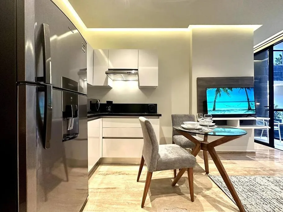 Apartment Modern Loft With Rooftop Pool & Gym By Solmar Rentals Playa del Carmen