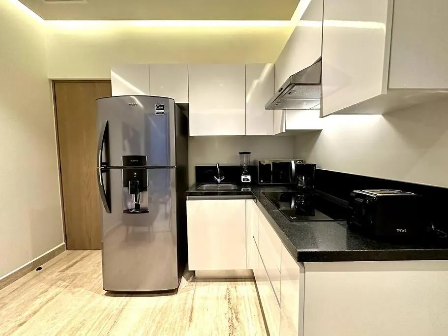 Apartment Modern Loft With Rooftop Pool & Gym By Solmar Rentals Playa del Carmen